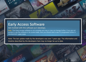 Steam抢先体验功能升级：透明化更新时长，提升玩家体验
