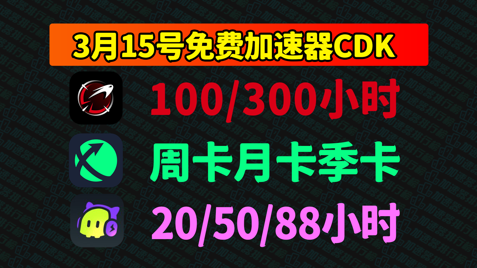 【3.15福利】AK加速器全新口令限时发放！包古怪、迅游老用户口令陪你畅玩！
