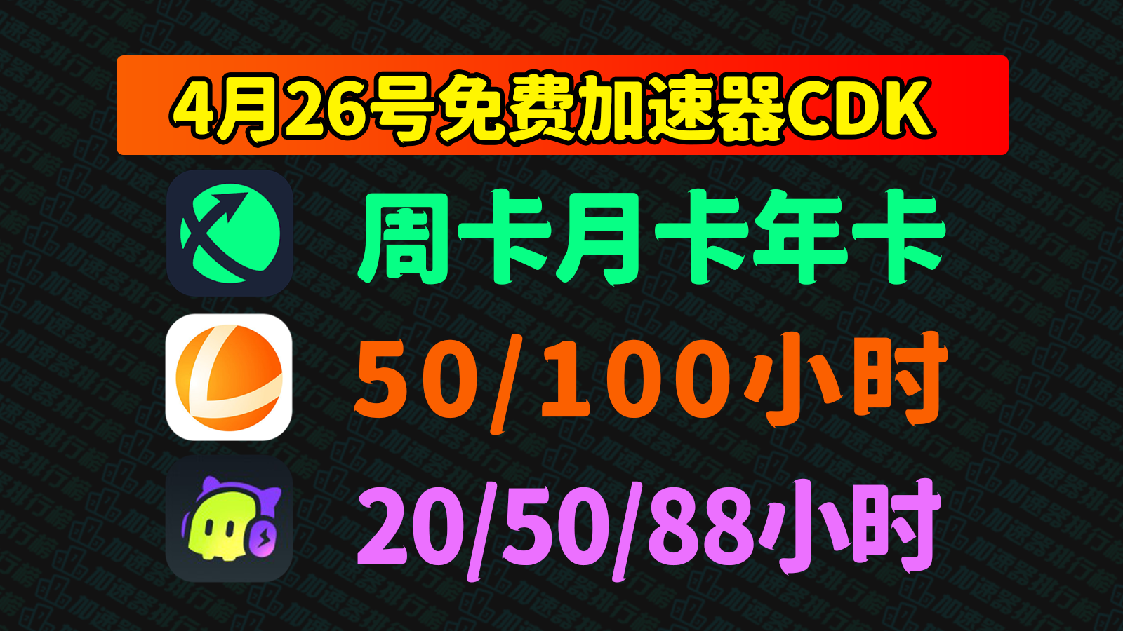 4.26速冲！雷神加速器口令+迅游古怪兑换码最新分享，全民零门槛共享！
