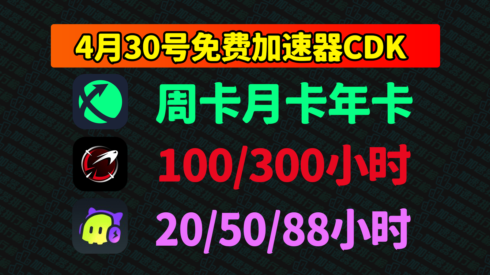 4.30速冲！AK加速器口令+古怪迅游兑换码最新分享，无门槛一键获取！