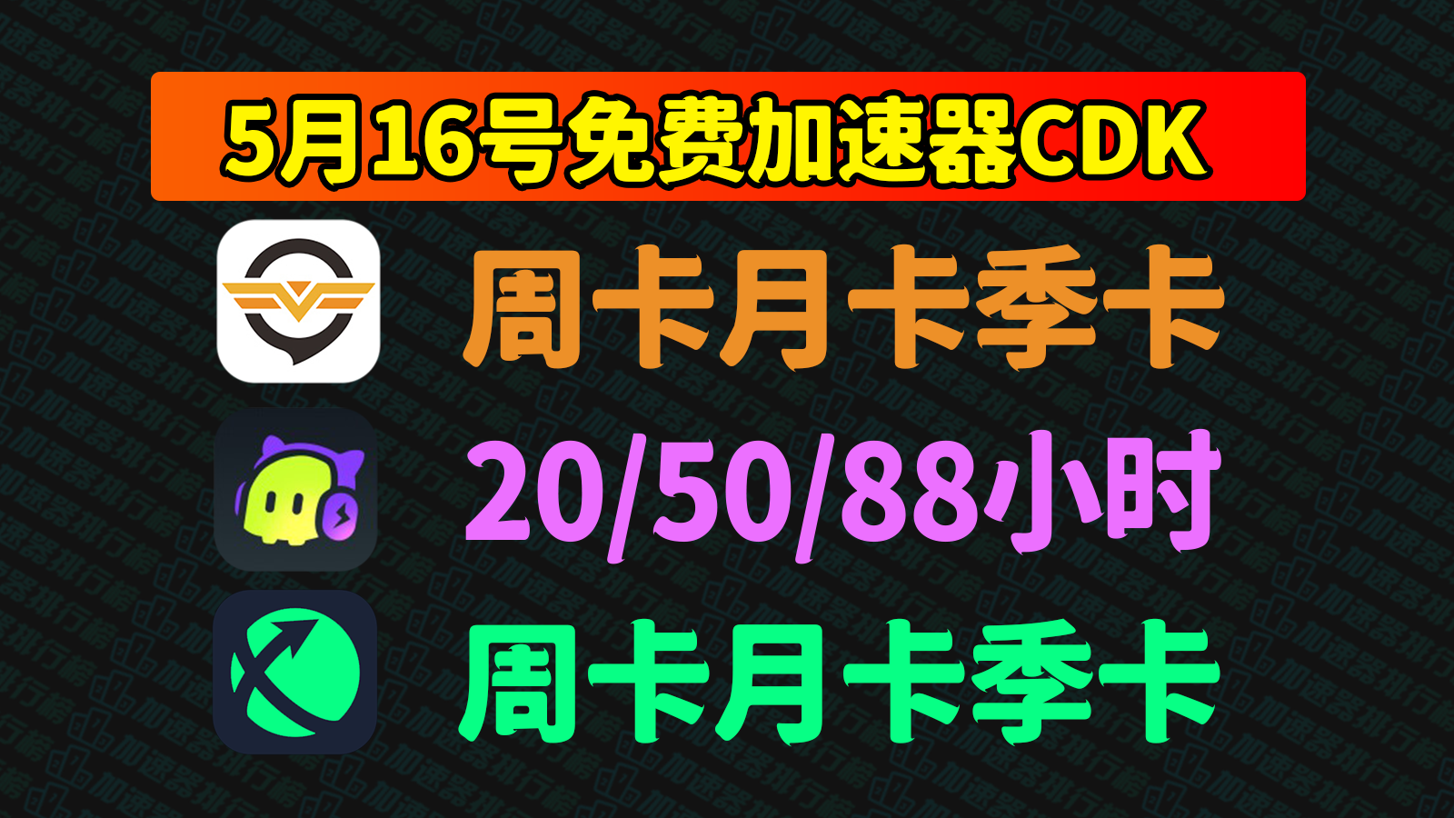 5.16速冲！奇游加速器口令/迅游古怪兑换码最新分享，一键免费获取！