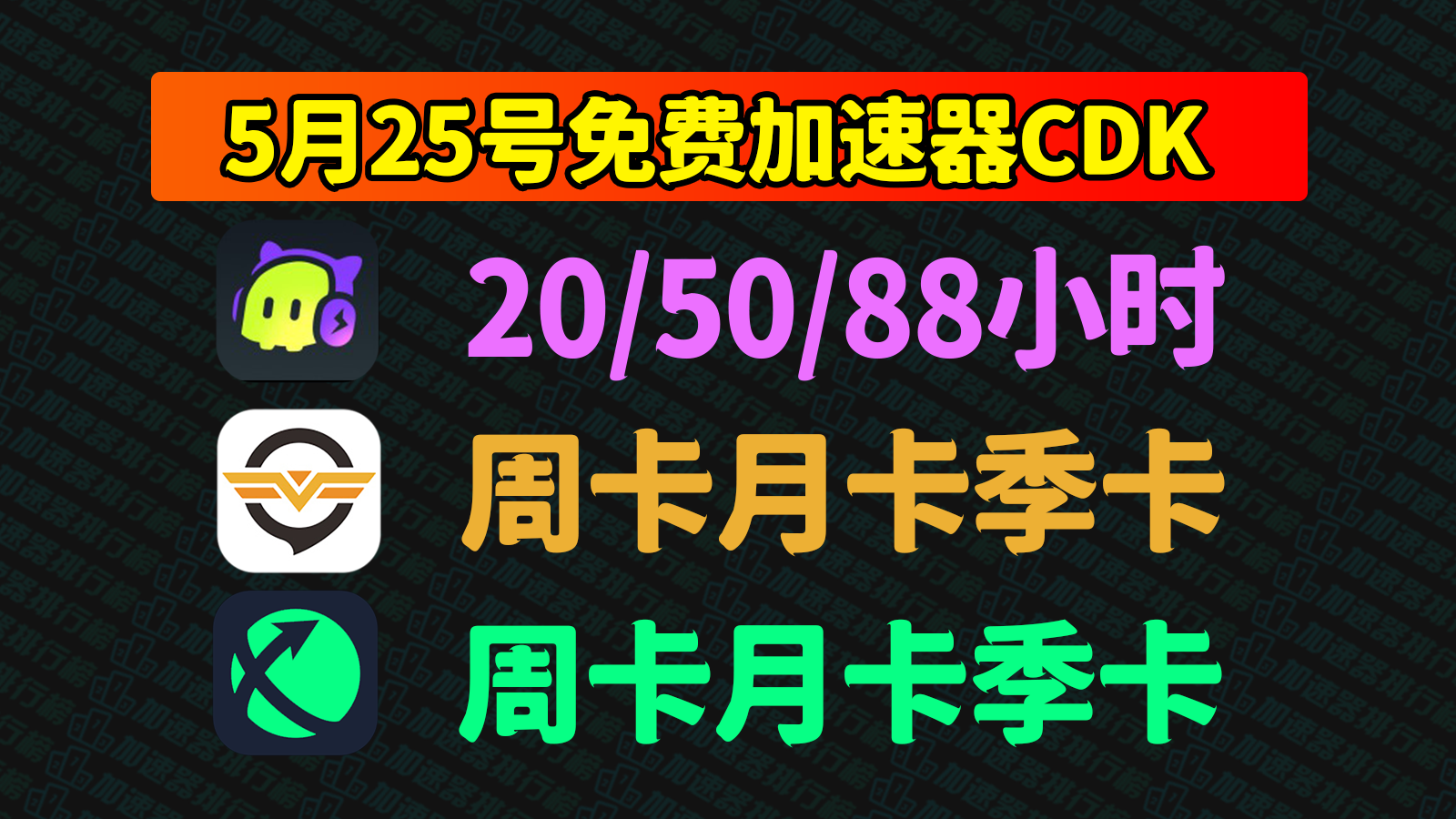 5.25福利！古怪加速器兑换码+迅游奇游口令免费领，手慢可就亏大啦！