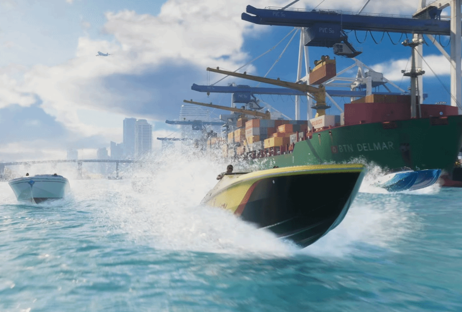 《GTA6》升级水体物理系统：动态潮汐、极端天气与冲浪玩法颠覆体验