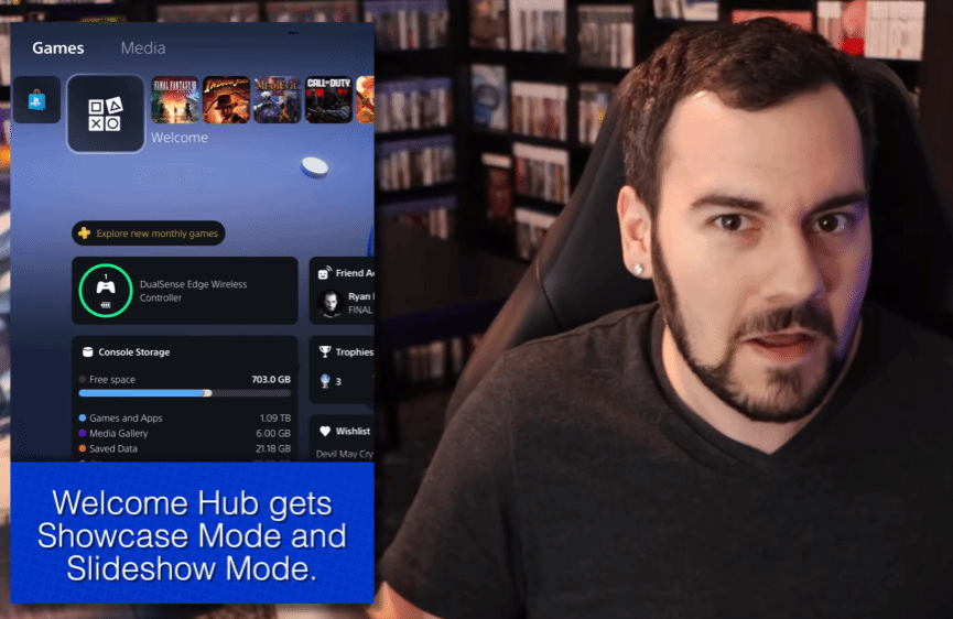 PS5迎来界面个性化升级：截图幻灯片壁纸与待机屏保功能抢先看