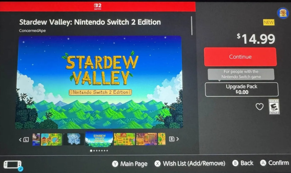 《星露谷物语》Switch2版惊喜上线！原版玩家免费升级享多人新体验