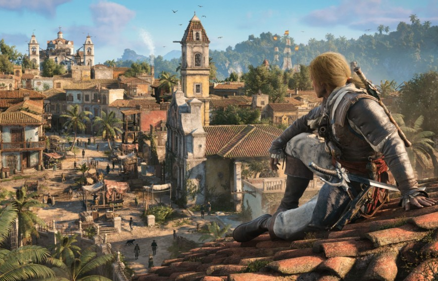 《刺客信条 4：黑旗 RE》跑酷大升级，海战潜行全面进化