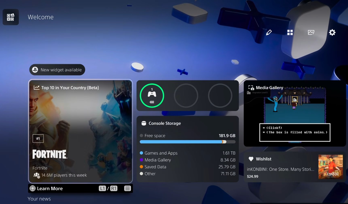 PS5 重大更新对标 SteamDB！玩家可直观查看游戏热度数据