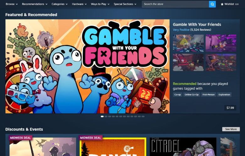 全新UI正式落地！Steam商店首页重磅更新，浏览体验全面升级