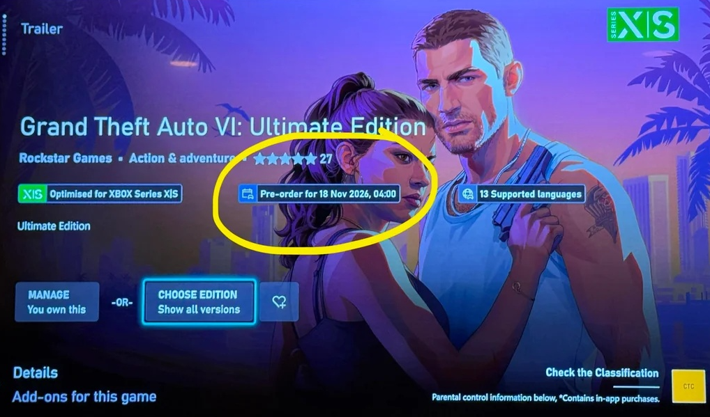 《GTA6》解锁时间引发热议:Xbox玩家“改区”攻略浮出水面 《GTA6》解锁时间引发热议:Xbox玩家“改区”攻略浮出水面