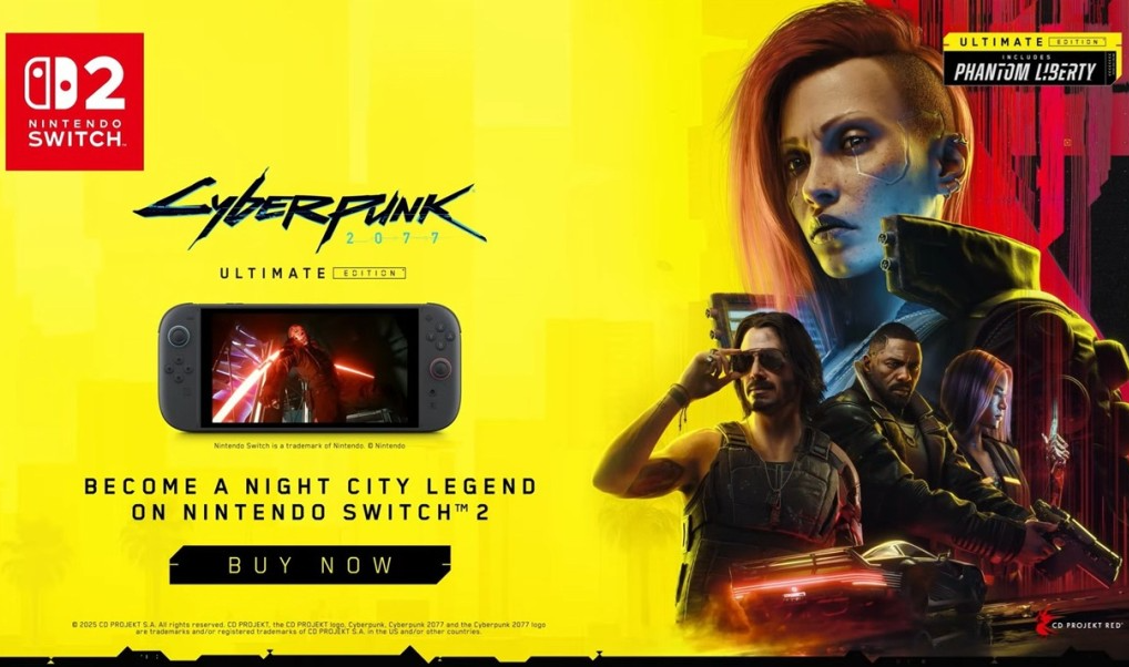 《赛博朋克 2077》Switch2 版成功回本 移植成果超 CDPR 内部预期
